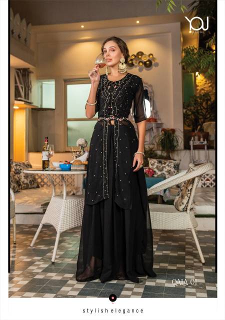 Qala Wana Designer Indo Western Readymade Suits
